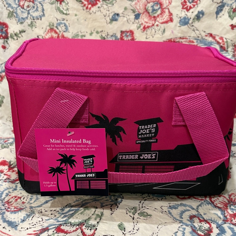 Trader Joe's Mini Pink Insulated Bag